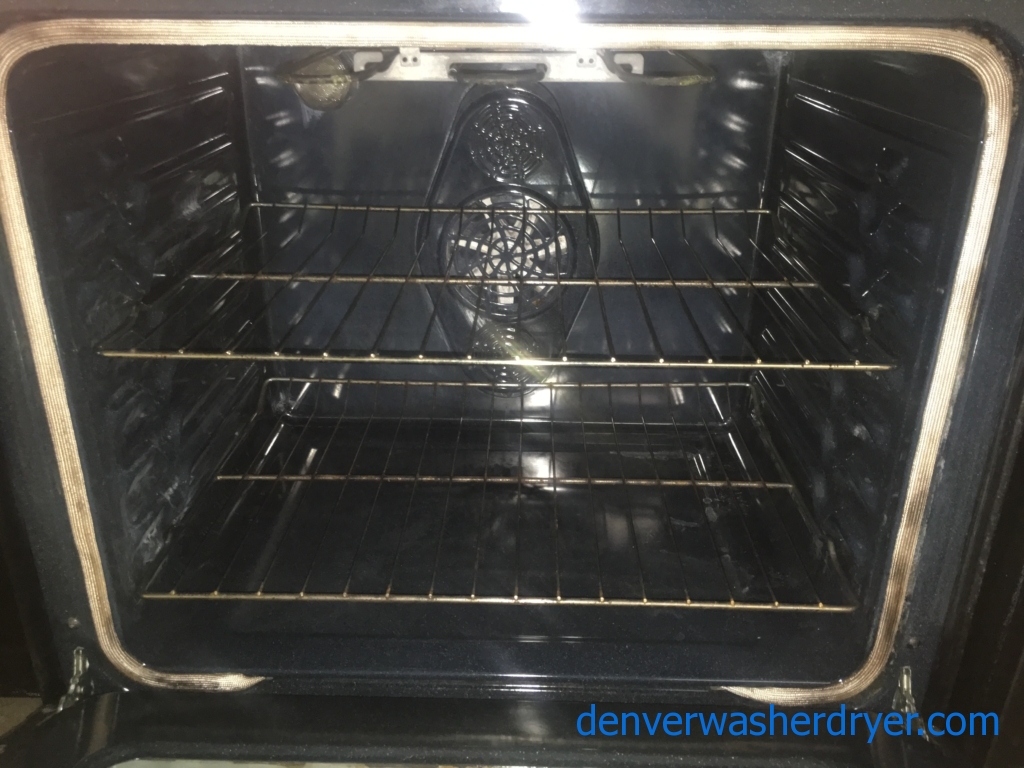 Splendid Samsung Stainless Electric Range, Glass-Top, Convection Oven, Gently Used, Fantastic Condition, 1-Year Warranty