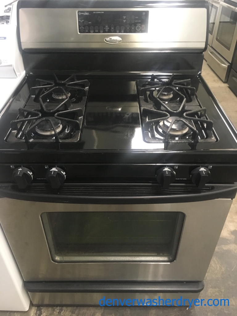 Large Images for Whirlpool GoldSeries 30″ FreeStanding *GAS* Range, 1Year Warranty 4206