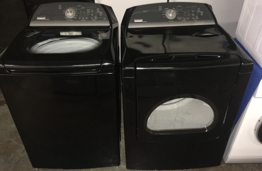 28″ Mighty Maytag Bravos Laundry Set, Energy-Star HE Washer, Electric 27″ Dryer, Quality Refurbished, 1-Year Warranty