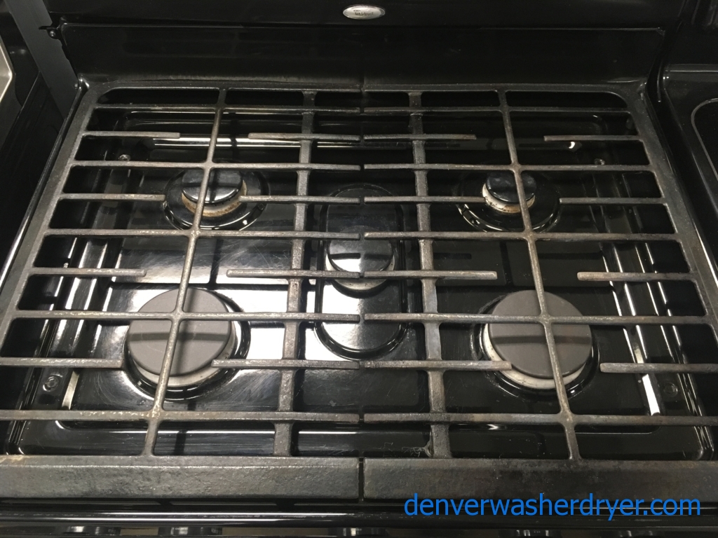 Whirlpool 30″ Free-Standing Self-Cleaning *GAS* *(5.0 Cu. Ft.) Range, 1-Year Warranty