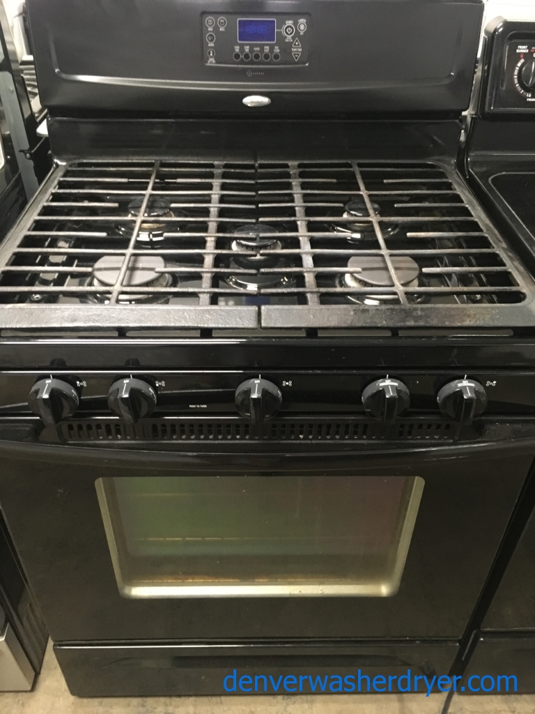 Whirlpool 30″ Free-Standing Self-Cleaning *GAS* *(5.0 Cu. Ft.) Range, 1-Year Warranty