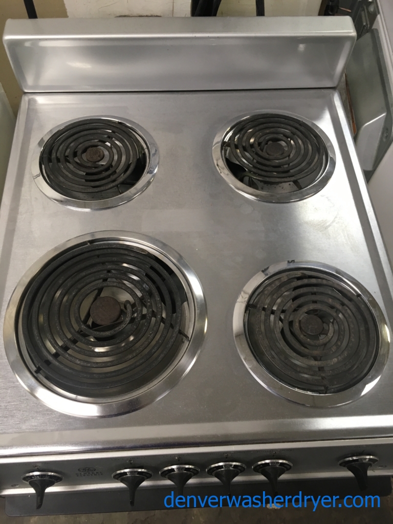 Large Images for 20″ FreeStanding GE Hotpoint Electric CoilTop Range