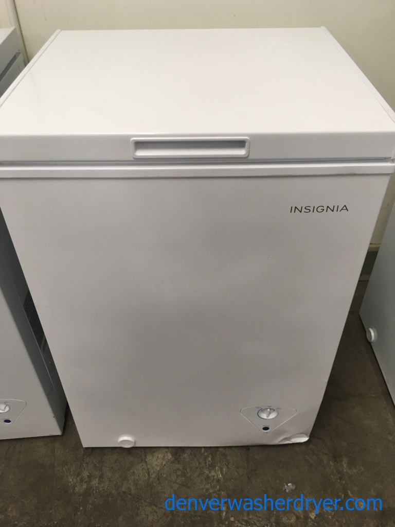 BRAND-NEW Insignia Chest (3.5 Cu. Ft.) Freezer, 1-Year Warranty