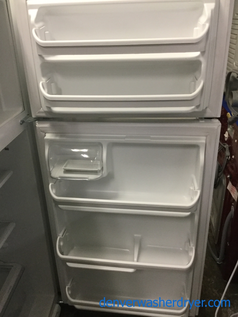 Fantastic Frigidaire 18 cu. ft. Top-Mount Refrigerator, White, Clean and Cold! 1-Year Warranty FFHT1817LWB