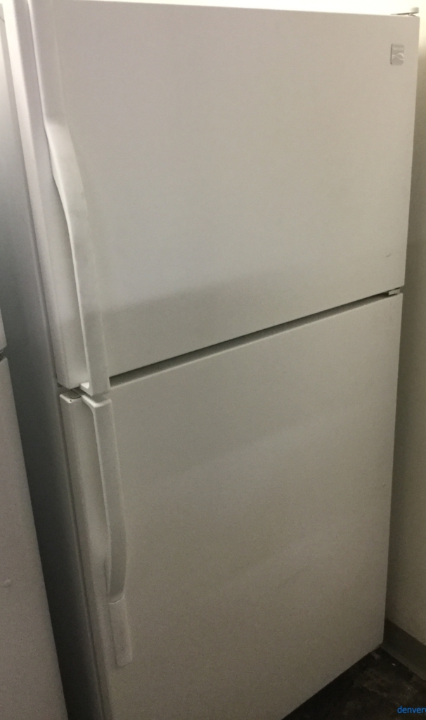 21 cu. ft. Kenmore Refrigerator in White, Top-Mount, Clean, Perfectly Working, 1-Year Warranty!