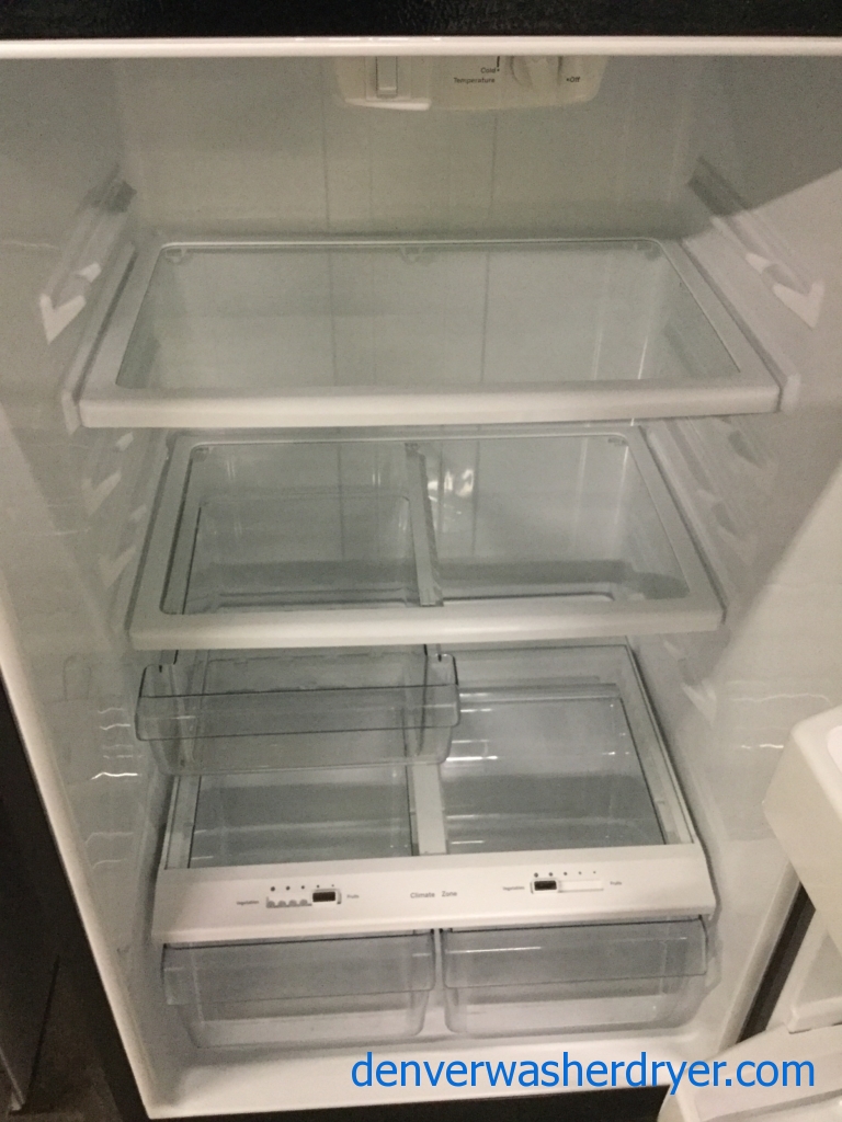 Large Images for GE TopBottom Refrigerator, 18 cu. ft., Black