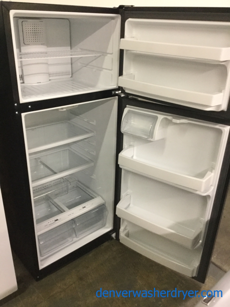 Large Images for GE TopBottom Refrigerator, 18 cu. ft., Black