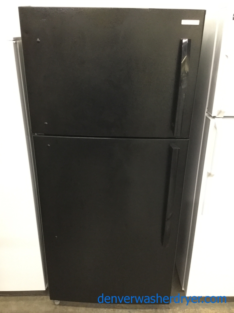 Brand-New Insignia (Haier) Top-Mount Refrigerator in Black, 18 cu. ft., 1-Year Warranty!