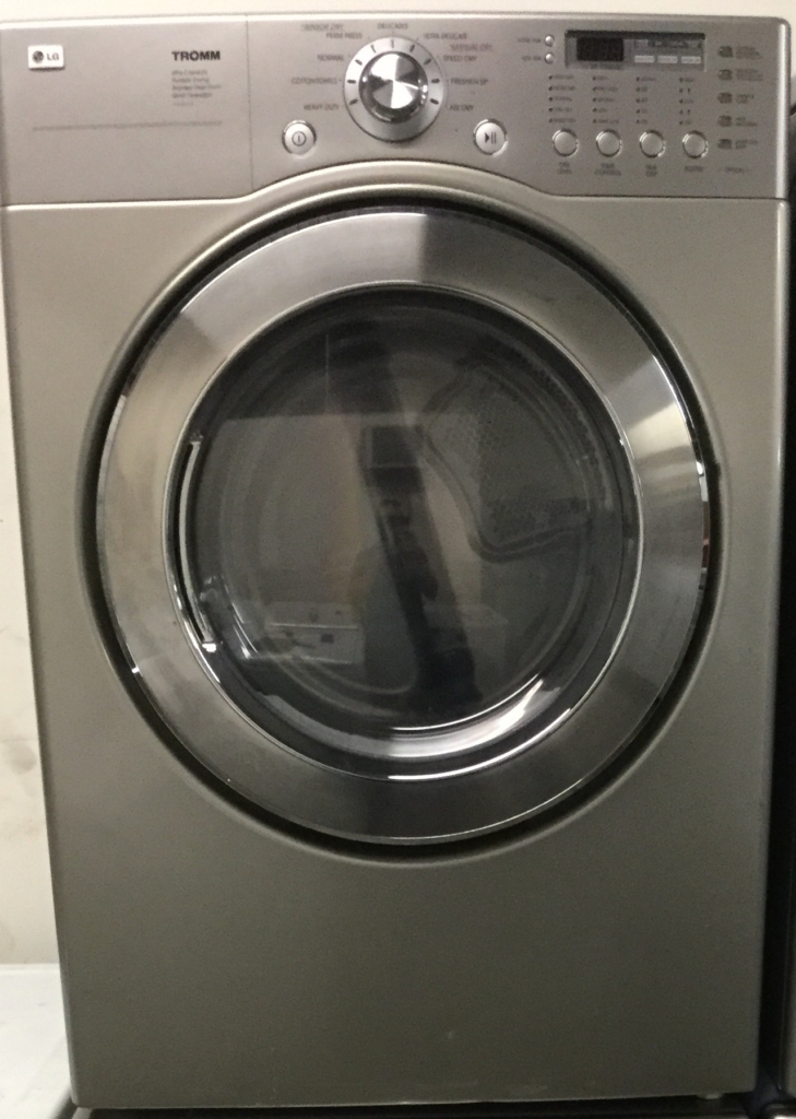 27″ Front-Load Stackable LG Electric Dryer, Quality Refurbished, 1-Year Warranty!