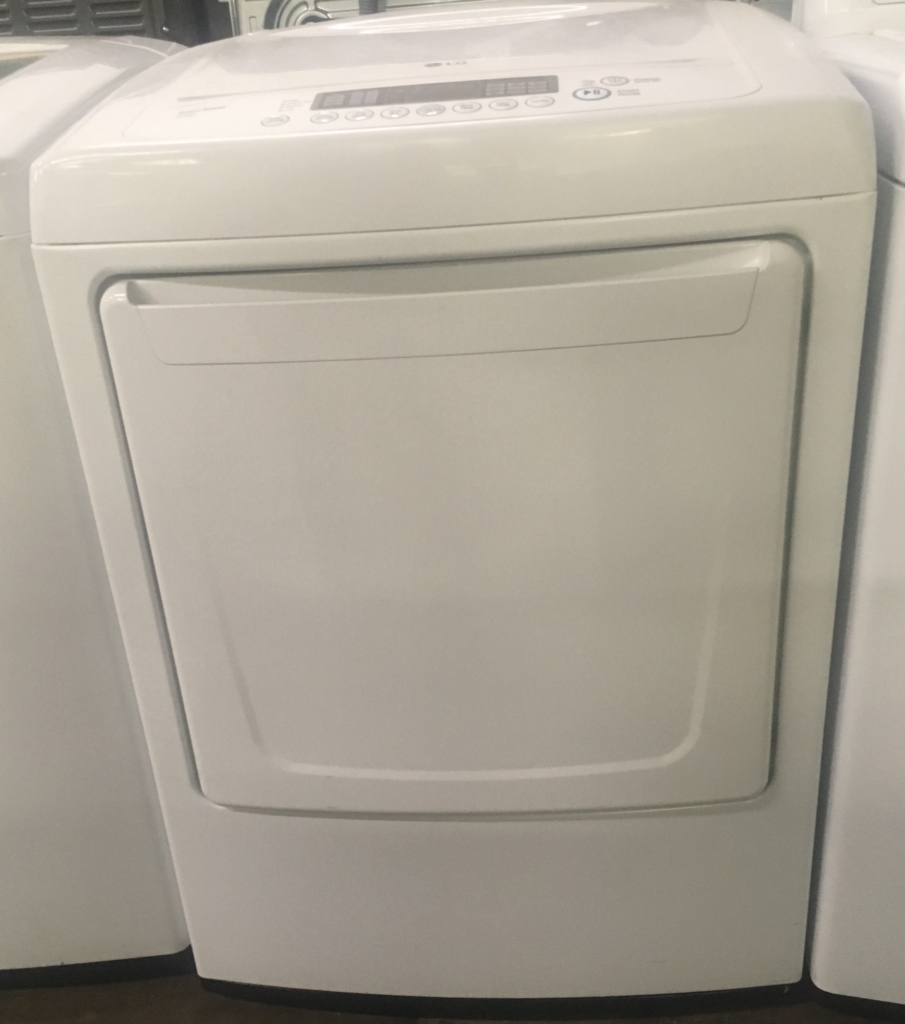 27″ LG HE Top-Load Washer & HE Electric Dryer w/Sound-Reduction Technology, 1-Year Warranty