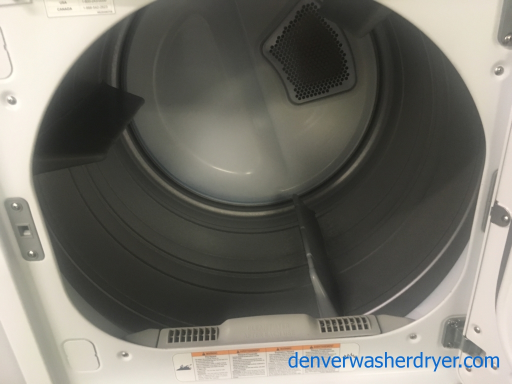 27″ LG HE Top-Load Washer & HE Electric Dryer w/Sound-Reduction Technology, 1-Year Warranty