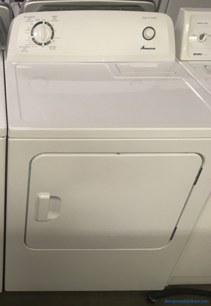 29″ Heavy Duty Amana (Maytag) Quality Refurbished Electric Dryer, 1-Year Warranty