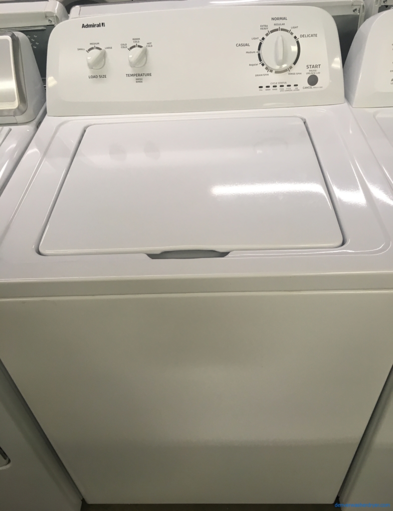 Admiral (Maytag) Full-Size Top-Load Washer, 1-Year Warranty