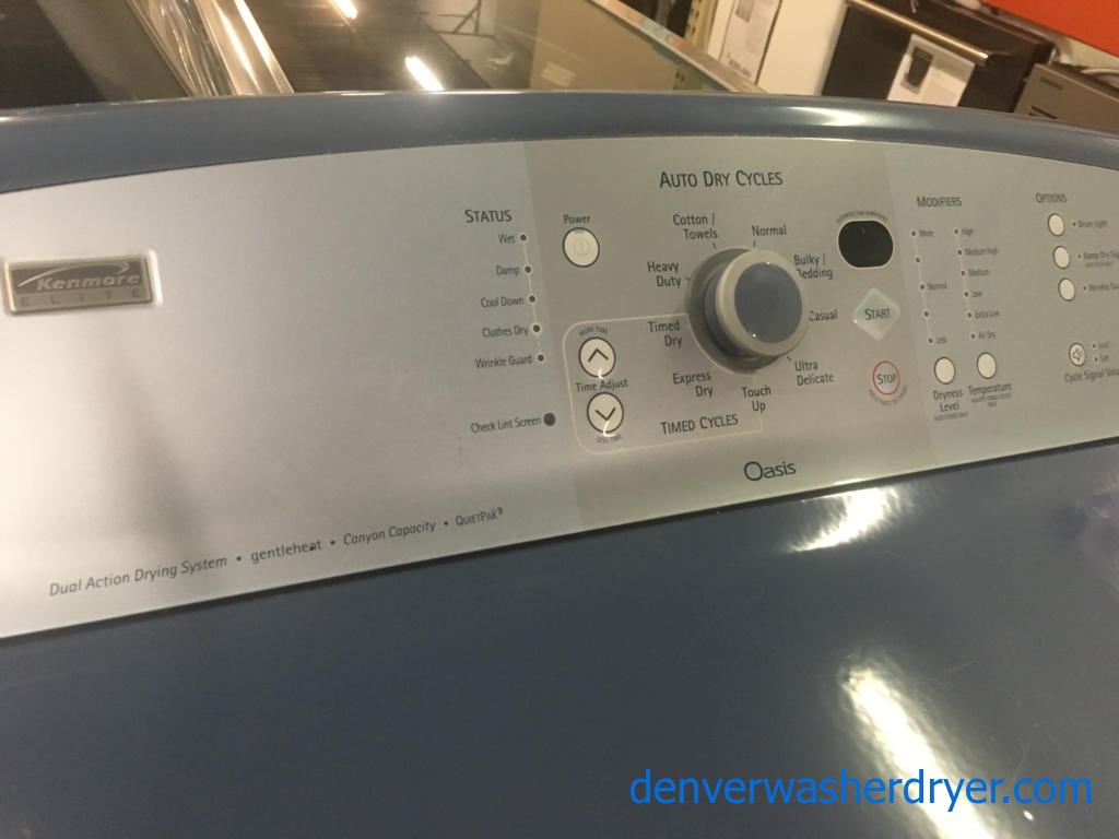 Quality Refurbished Kenmore Elite HE Top-Load Direct-Drive Washer & Electric Dryer w/Smart-Dry, 1-Year Warranty