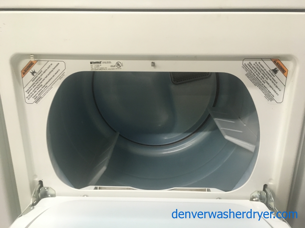 Quality Refurbished Heavy-Duty Kenmore 90-Series Super-Capacity Plus Electric Dryer, 1-Year Warranty