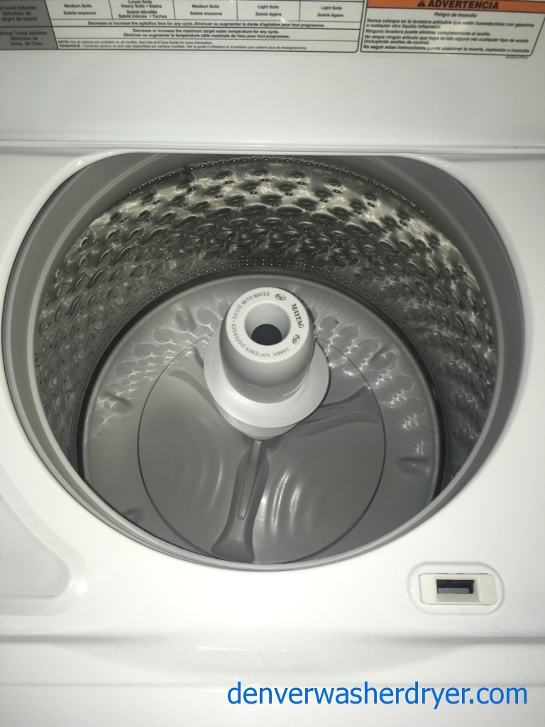 27″ Maytag Centennial HE Washer, Commercial Technology, Quality Refurbished, 1-Year Warranty!