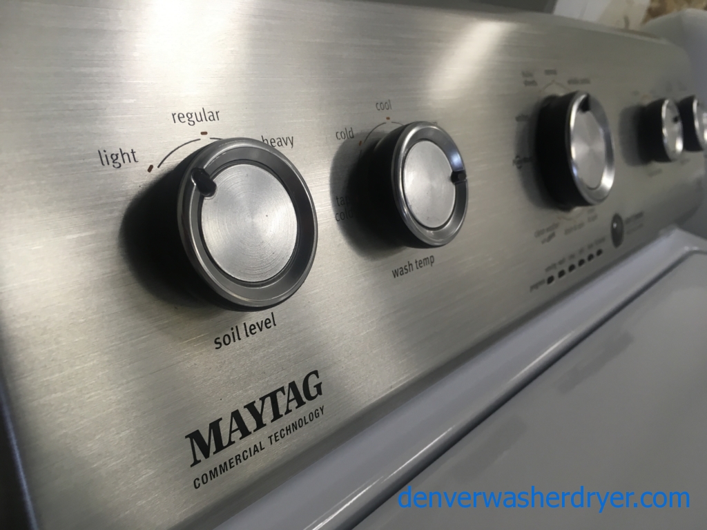 27″ Maytag Centennial HE Washer, Commercial Technology, Quality Refurbished, 1-Year Warranty!