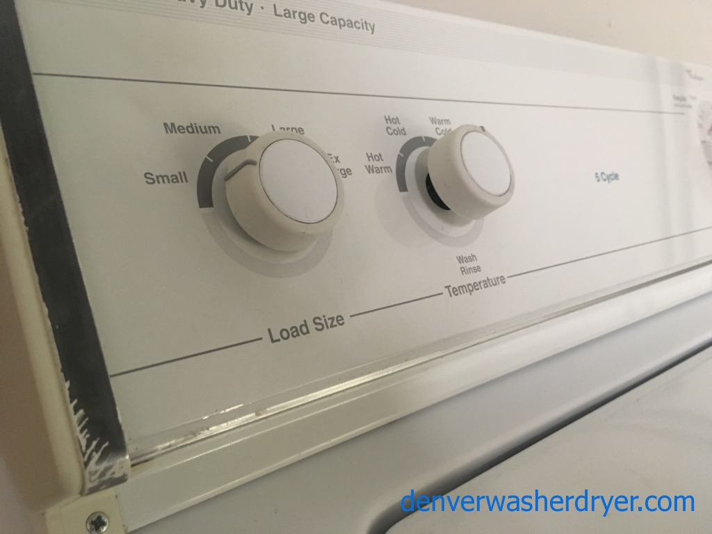 Quality Refurbished Whirlpool Top-Load Direct-Drive Washer, 1-Year Warranty