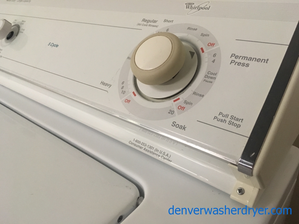Quality Refurbished Whirlpool Top-Load Direct-Drive Washer, 1-Year Warranty
