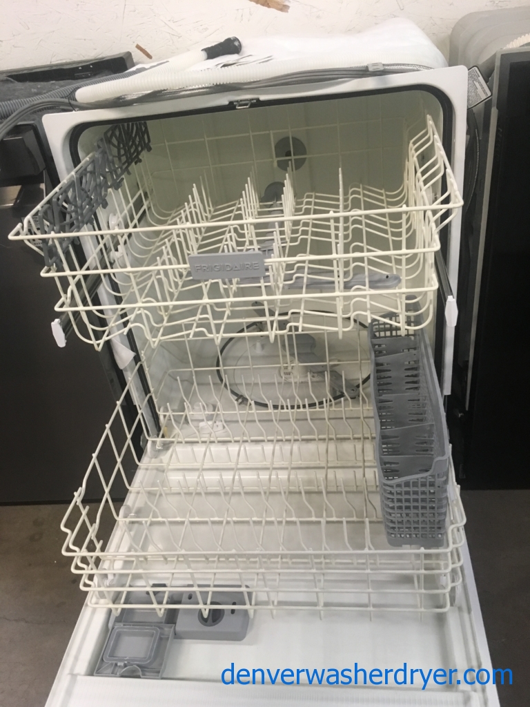 BRAND-NEW Frigidaire 24″ Built-In ENERGY STAR “Easy-Care” Stainless Dishwasher w/Hard Food Disposer, 1-Year Warranty