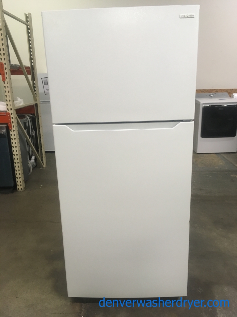 NEW Insignia Top Mount Refrigerator, 1-Year Warranty