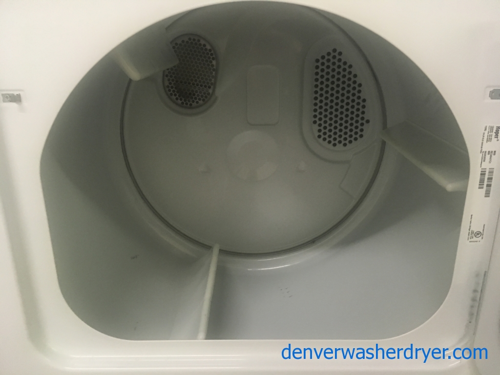 27″ Roper (Whirlpool) Quality Refurbished Top-Load Washer & Electric Dryer, 1-Year Warranty