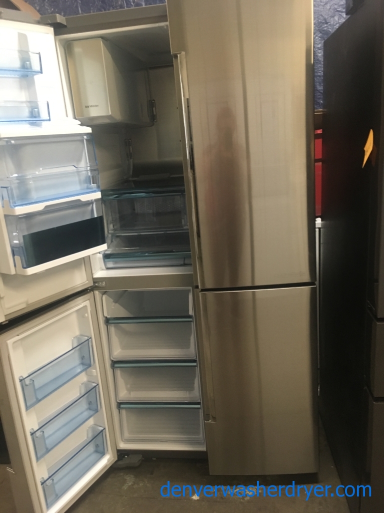 36″ Stainless Samsung Chef Collection 4-Door Flex (34 Cu. Ft.) Refrigerator, 1-Year Warranty