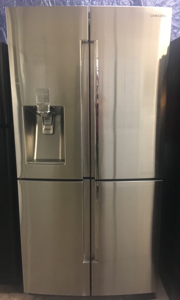 36″ Stainless Samsung Chef Collection 4-Door Flex (34 Cu. Ft.) Refrigerator, 1-Year Warranty