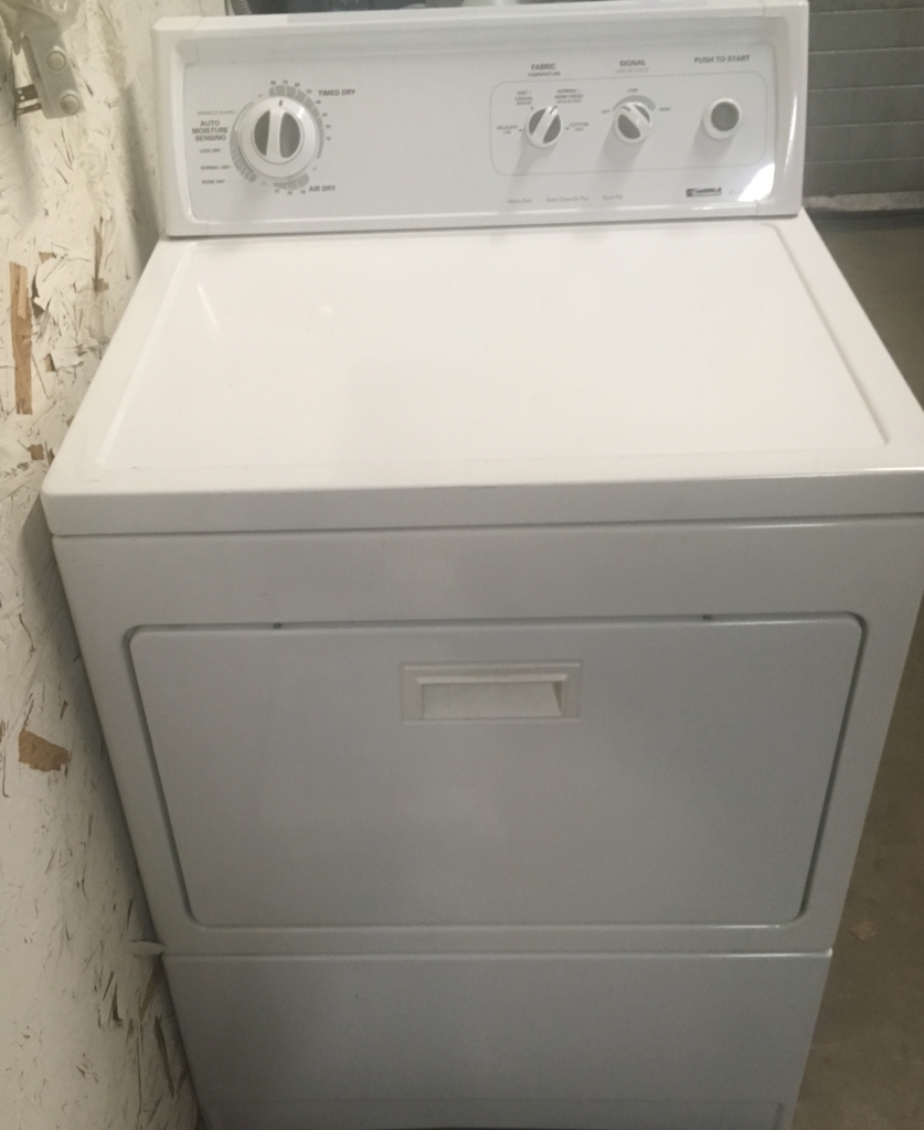 Kenmore 90 Series 29″ Wide Electric Dryer, White, 1-Year Warranty