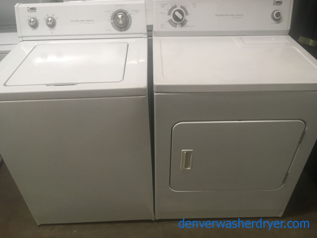 Quality Refurbished Estate (Whirlpool) Top-Load Washer & Electric Dryer, 1-Year Warranty