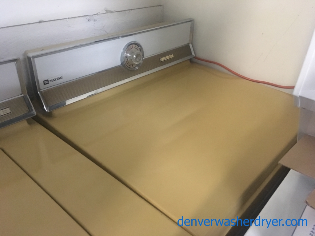 1970’s Vintage (Non-Working) Maytag Washer & Electric Dryer