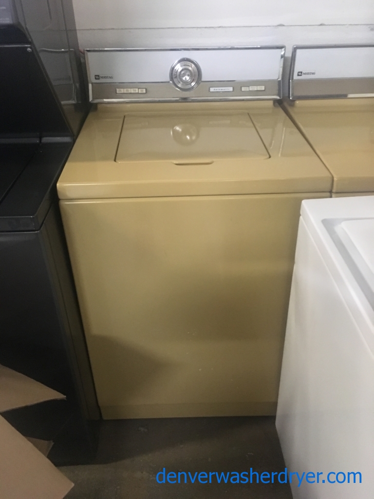1970’s Vintage (Non-Working) Maytag Washer & Electric Dryer