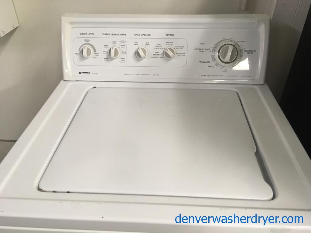 Heavy Duty Quality Refurbished 27″ Kenmore Top-Load Direct-Drive (3.4 Cu. Ft.) Washer, 1-Year Warranty