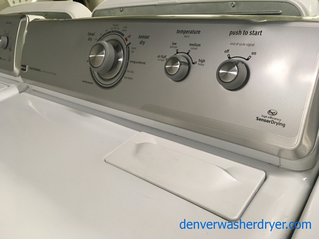 Maytag Centennial Electric Dryer, Commercial Technology, Quality Refurbished, 1-Year Warranty