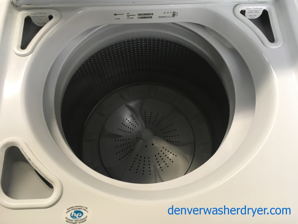 Mighty Maytag Bravos Direct-Drive HE Washer, Electric Dryer, Quality Refurbished, 1-Year Warranty!
