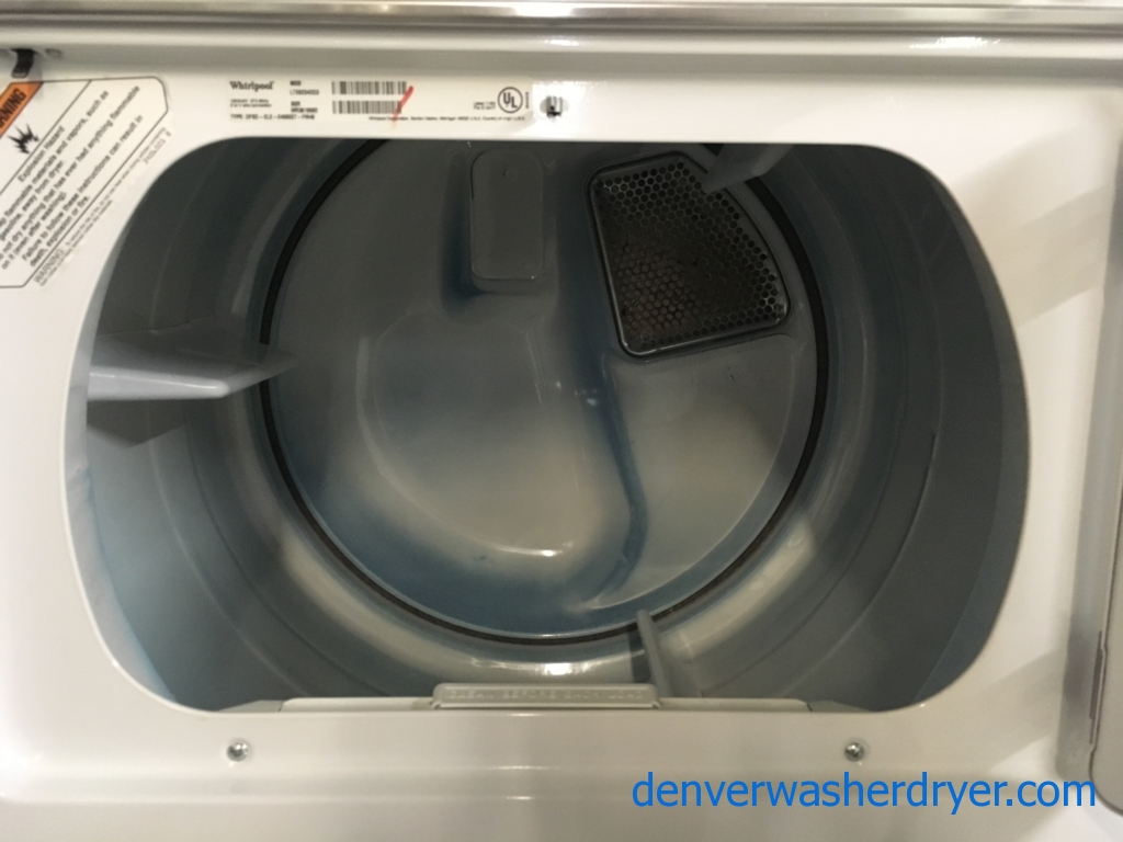 Whirlpool Direct-Drive Full-Size Unitized Washer/Dryer Combo, 220V, Quality Refurbished, Heavy-Duty