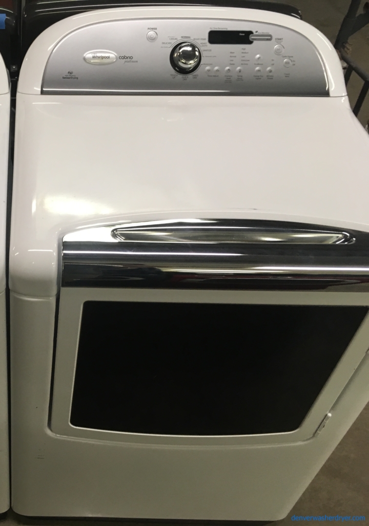 Quality Refurbished Whirlpool Cabrio HE Electric Dryer, 1-Year Warranty