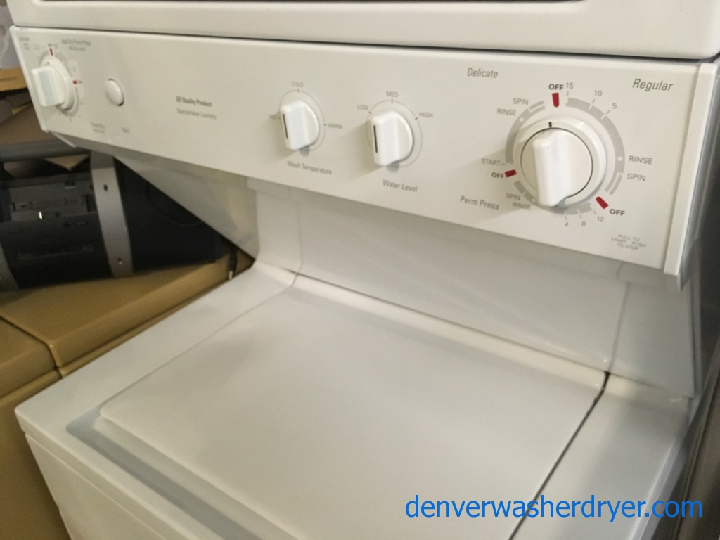 Large Images for 27″ GE FullSized Stackable (Unitized) 27″ Laundry