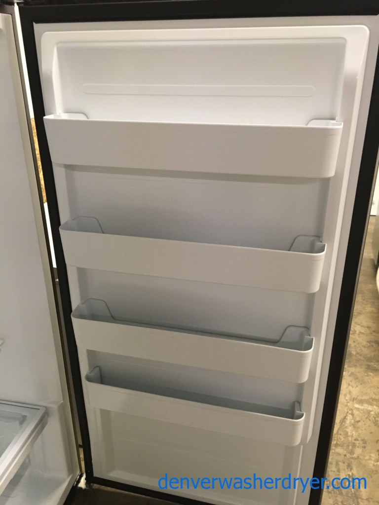 NEW! Upright 17 cu. ft. Convertible Refrigerator/Freezer by Insignia (Frigidaire), Frost-Free, Wi-Fi Enabled, Stainless, Energy Star