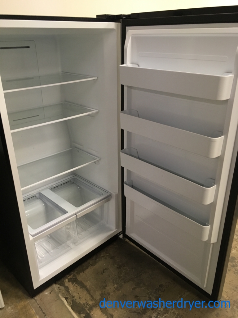 NEW! Upright 17 cu. ft. Convertible Refrigerator/Freezer by Insignia (Frigidaire), Frost-Free, Wi-Fi Enabled, Stainless, Energy Star