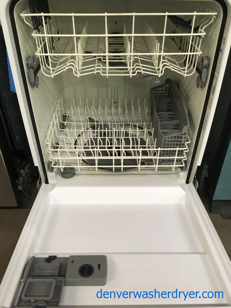 Frigidaire Stainless Dishwasher, Built-In 24″, 1-Year Warranty