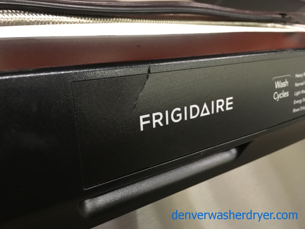 Frigidaire Stainless Dishwasher, Built-In 24″, 1-Year Warranty