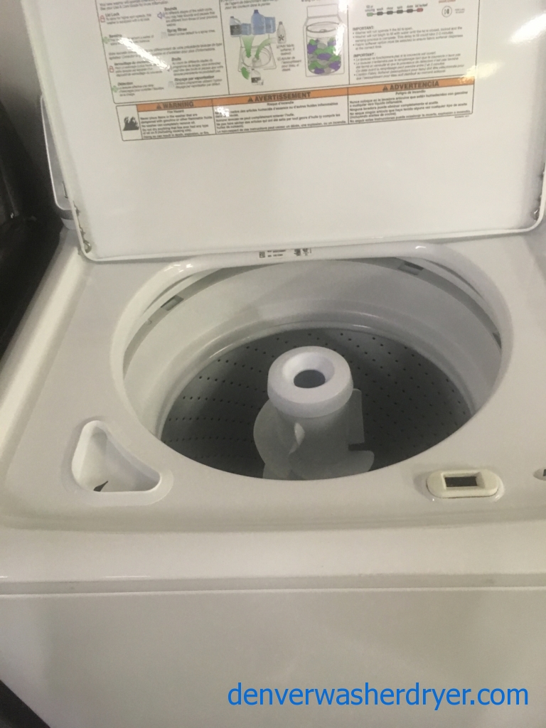 Quality Refurbished 27″ Maytag Centennial w/Commercial Technology Top-Load Washer, 1-Year Warranty