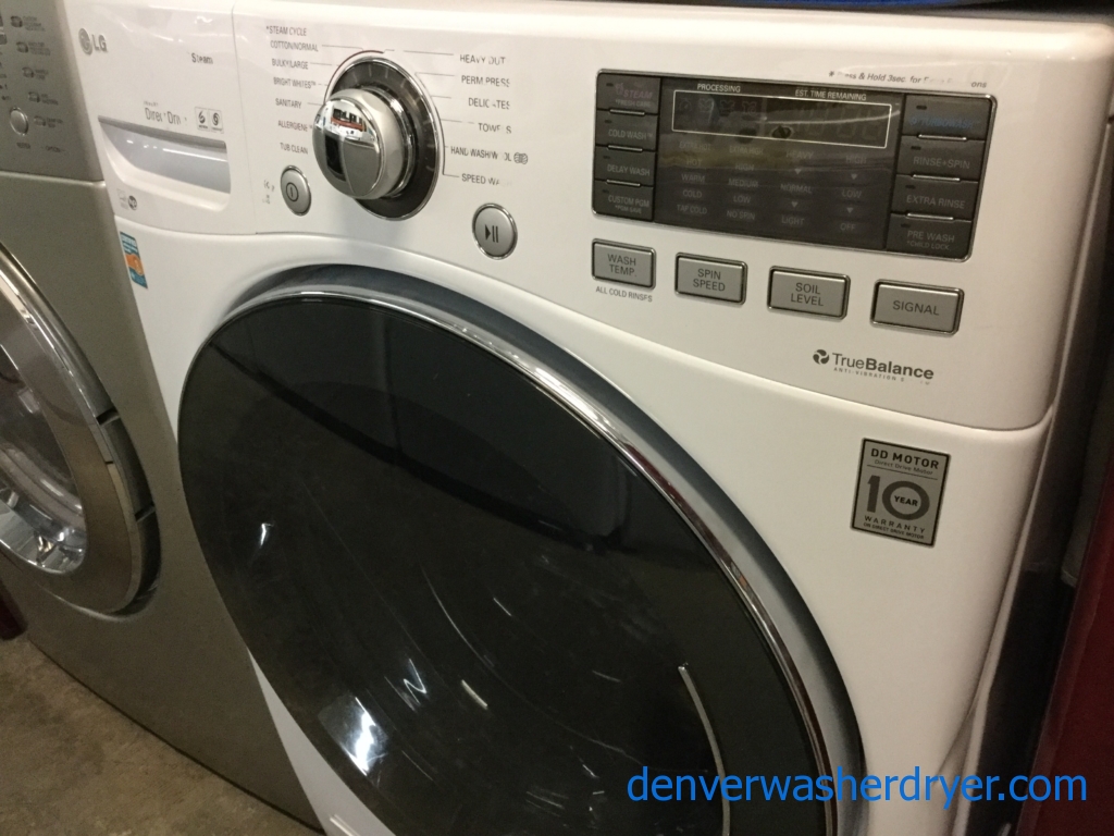 Large Images for FrontLoad LG Washer/Dryer Set, Stackable, Electric