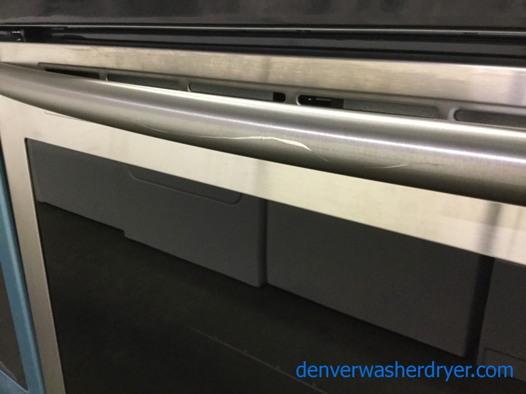 Brand-New Stainless Steel Samsung Range, Glass-Top Stove, Convection Oven, 1-Year Warranty