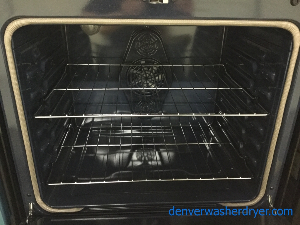 Brand-New Stainless Steel Samsung Range, Glass-Top Stove, Convection Oven, 1-Year Warranty