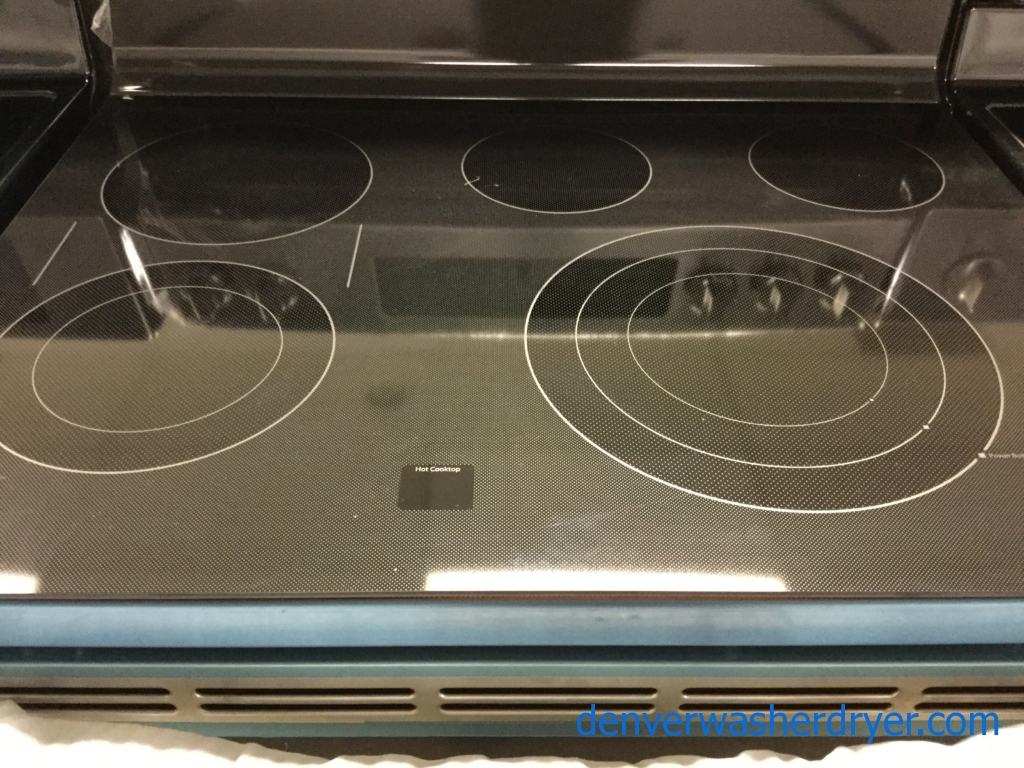 NEW! Stainless GE Profile Range, WiFi, Glass-Top Stove, Convection Oven, Flawless!