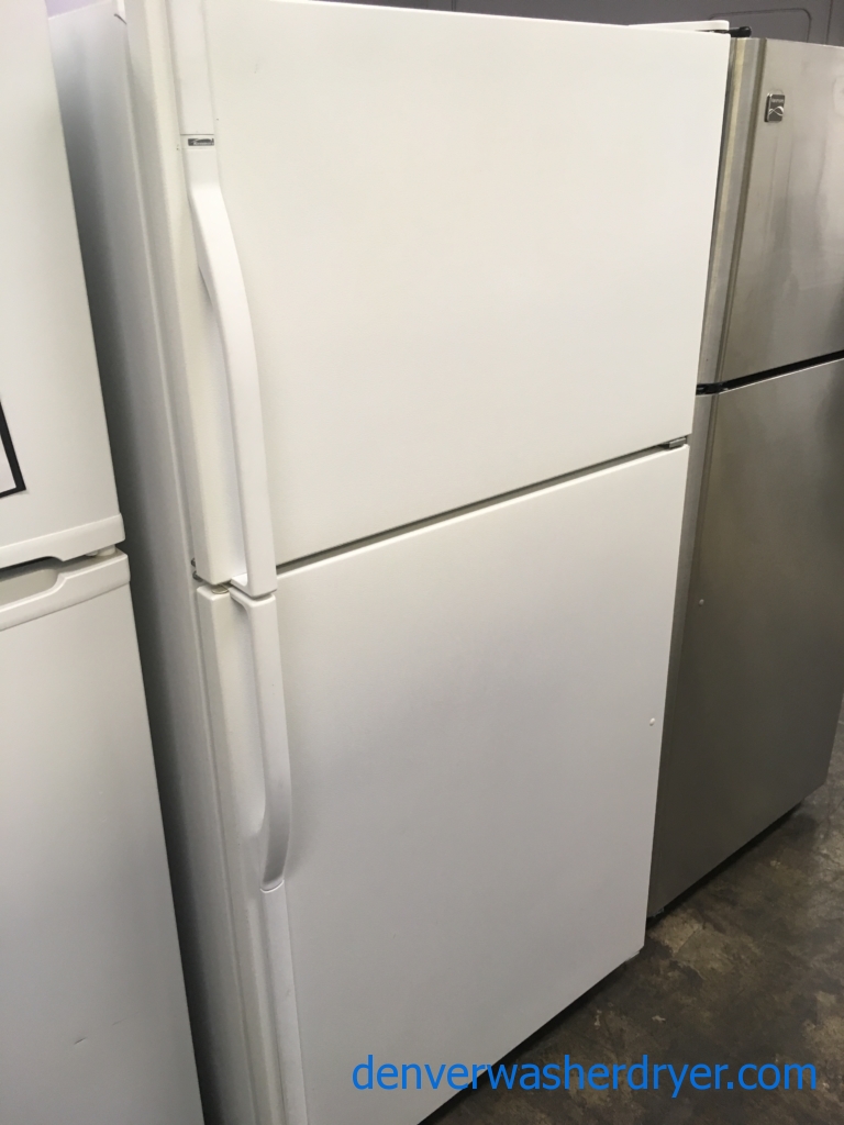 Large Images for Kenmore 21 Cu. Ft. Refrigerator, White, Clean, 1Year