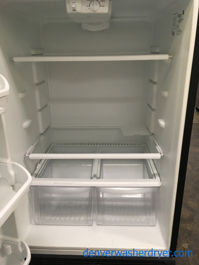Stunning Stainless Refrigerator, Kenmore, Top-Mount, 18 Cu. Ft., Clean, Cold, Perfect