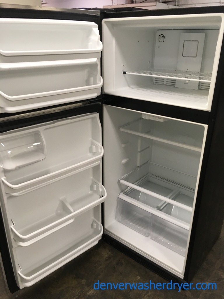 Stunning Stainless Refrigerator, Kenmore, Top-Mount, 18 Cu. Ft., Clean, Cold, Perfect